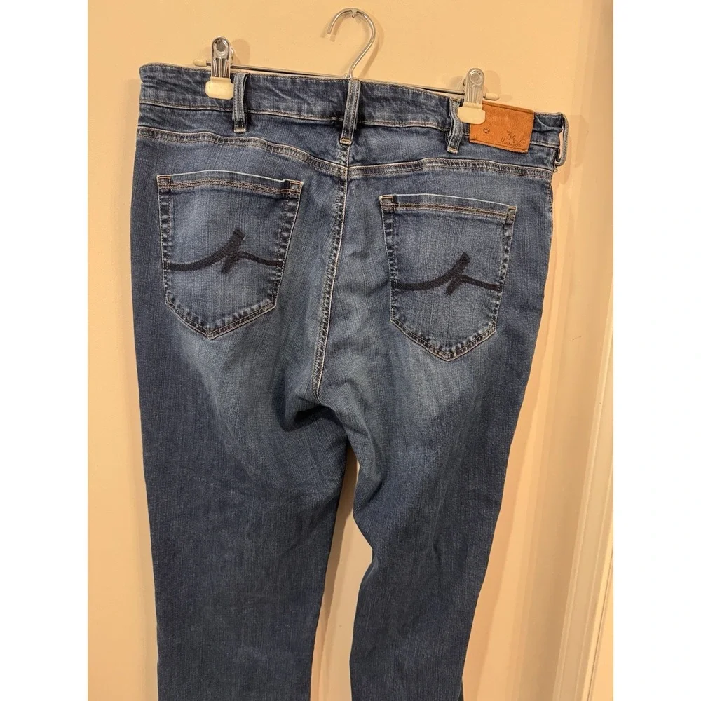 34‎ Heritage Jeans Mens 40X32 Blue Charisma Comfort-Rise Classic Straight Denim